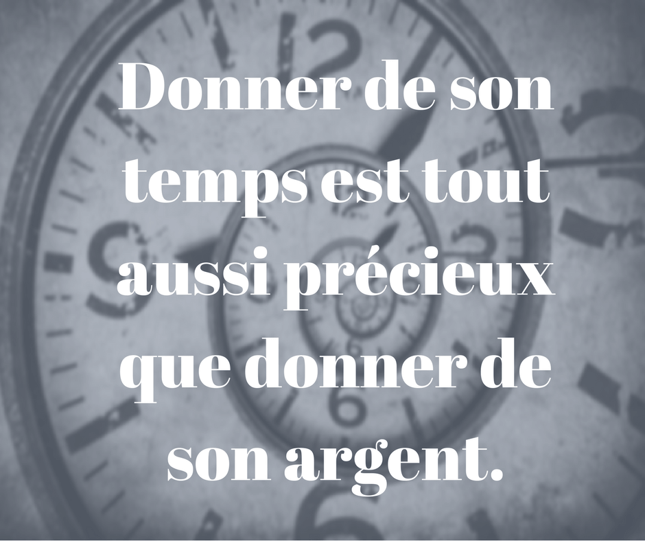 Donner de son temps